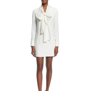 See by Chloe Tie Neck Dress in Ivory - NEW